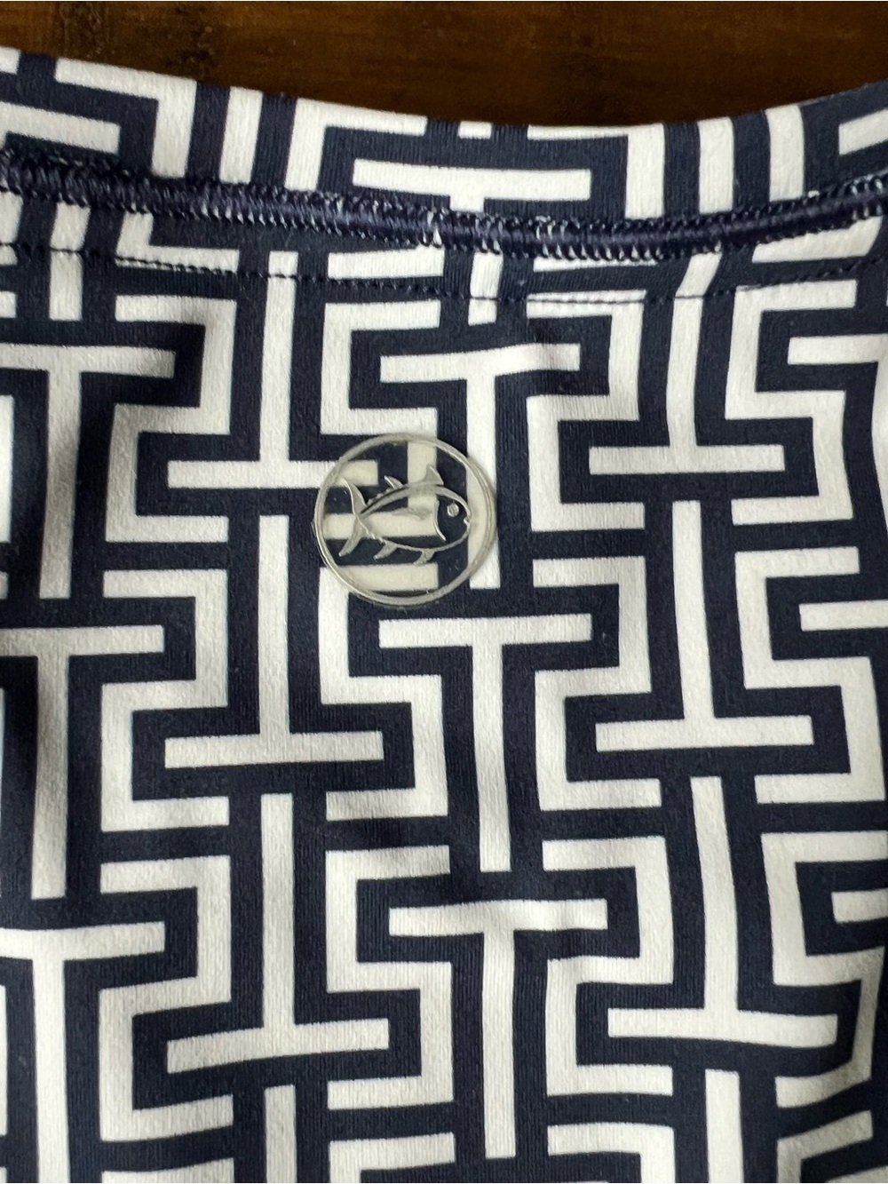 Southern Tide Lylee Geo Sleeveless Mini Dress - Picture 7 of 7